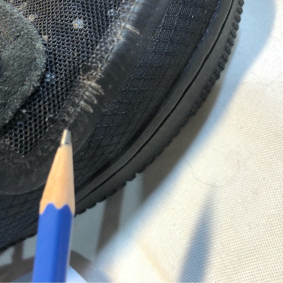 Nike x Off White AF1 Black size 8 US used no Og box - Picture 5 of 16